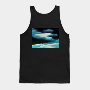 stilisierte Fantasy Eislandschaft Tank Top